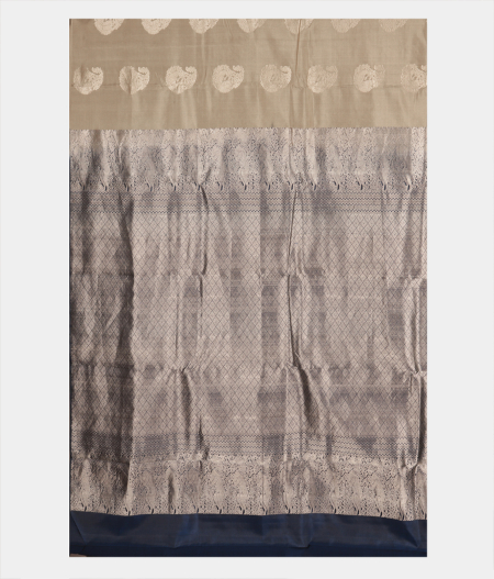 Grey Handwoven Kanjivaram Silk Saree T1650624