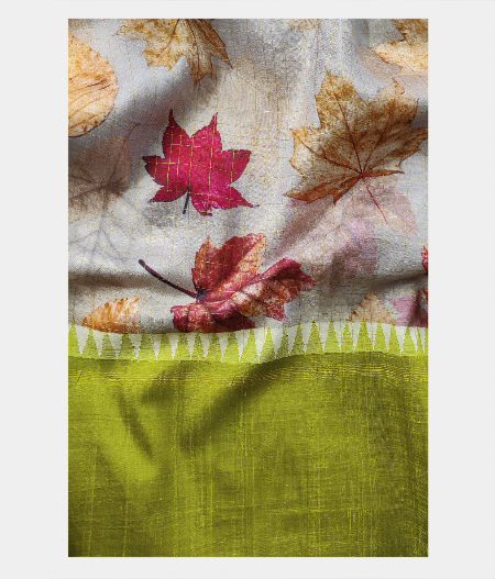 Grey printed kanjivaram saree T1935313