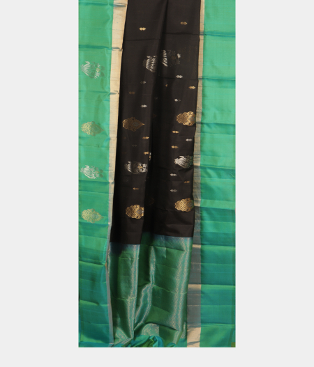 Black Soft Silk Saree T2093792