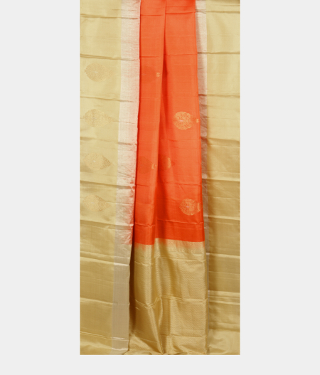Orange Soft Silk Saree T1740682