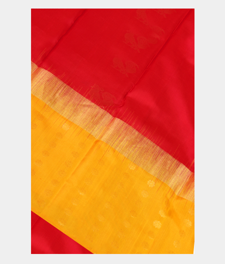 Red Soft Silk Saree T32273-image