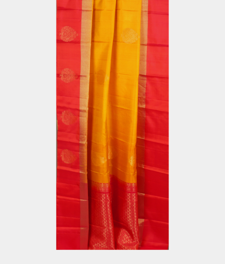 Yellow Soft Silk Saree T2202042