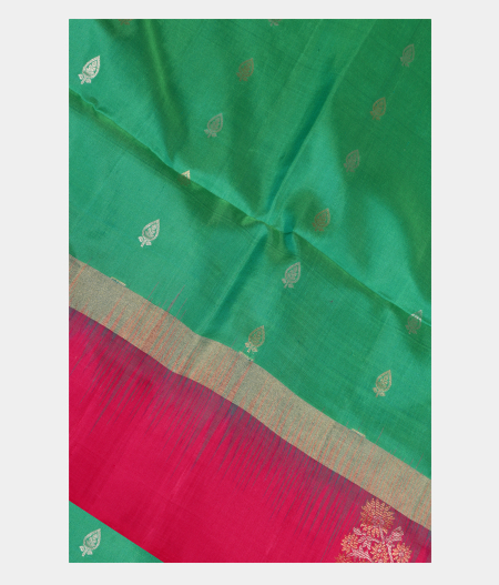 Green Soft Silk Saree T224706-image