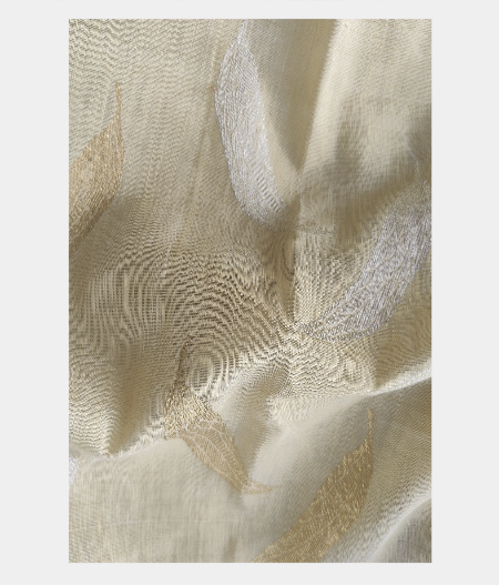 Cream Linen Dupatta NB76902