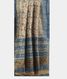 Beige Raw Silk Saree T1234962
