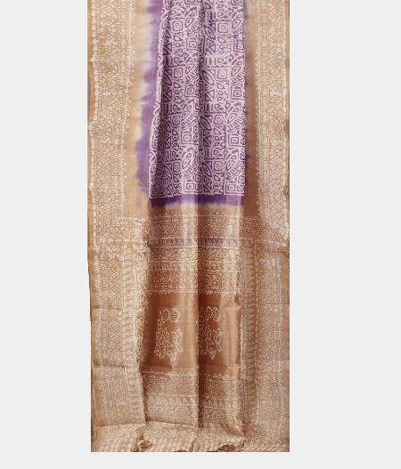 Lavender Raw Silk Saree T1976022