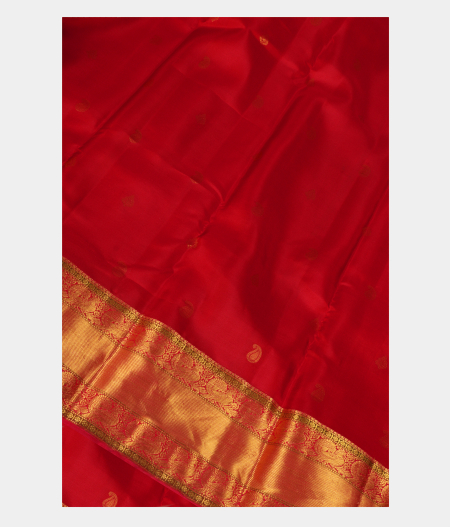 Red Soft Silk Saree T211631-image