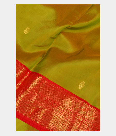 Green Soft Silk Saree T211614-image