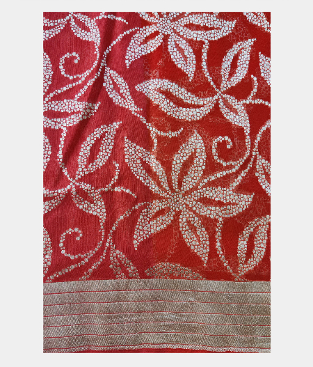 Red Banarasi Georgette Silk Saree LA133073