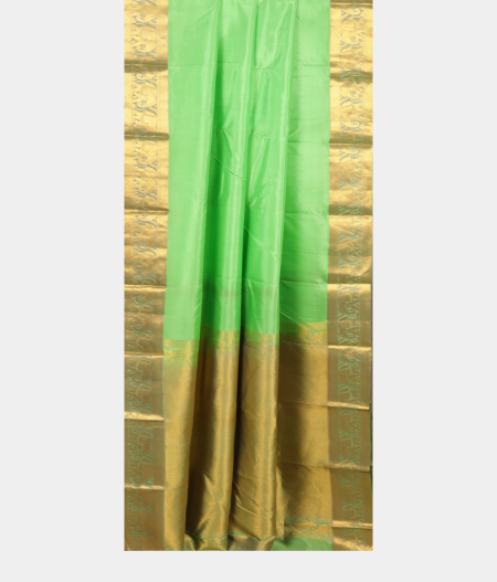 Green Soft Silk Saree T1629812