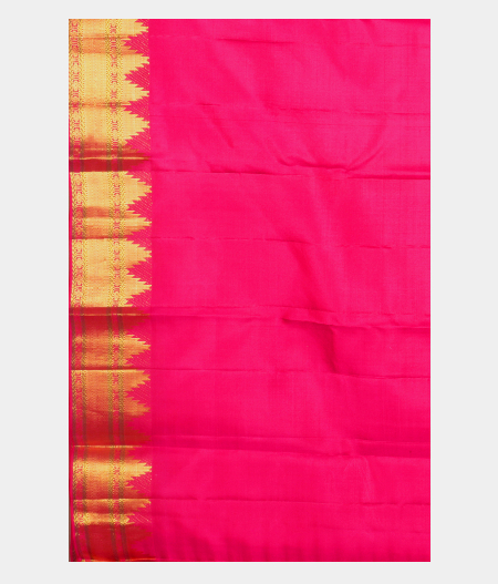 Pinkish Orange Soft Silk Saree T2267253