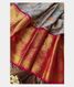 Grey Handwoven Kanjivaram Silk Pavadai T1836601