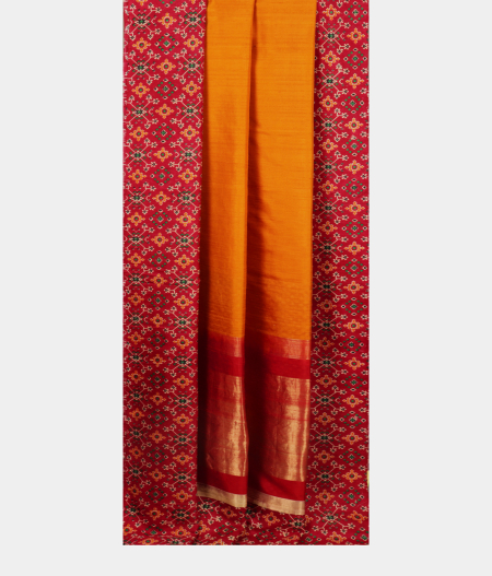 Mustard Soft Silk Saree T1872942