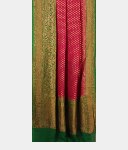 Red Banarasi Georgette Silk Saree T2141202