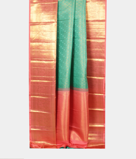 Green Handwoven Kanjivaram Silk Saree T2214772
