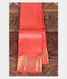 Pinkish Orange Handwoven Kanjivaram Silk Saree T2213481