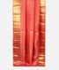 Pinkish Orange Handwoven Kanjivaram Silk Saree T2213482