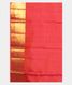 Pinkish Orange Handwoven Kanjivaram Silk Saree T2213483