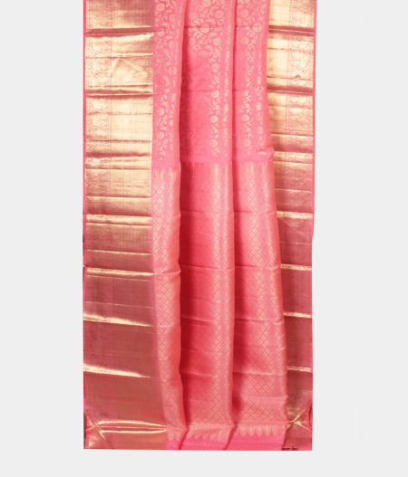 Pink Handwoven Kanjivaram Silk Saree T2171802