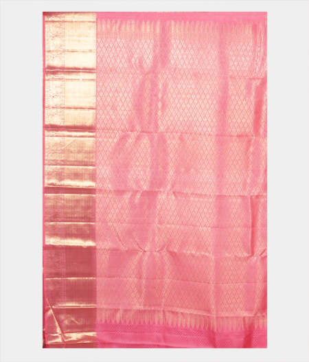 Pink Handwoven Kanjivaram Silk Saree T2171804