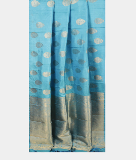 Blue Handwoven Kanjivaram Silk Saree T2009262
