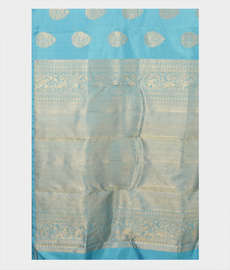 Blue Handwoven Kanjivaram Silk Saree T2009264