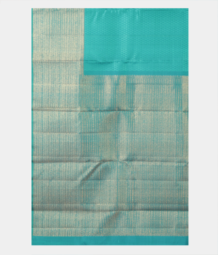 Blue Handwoven Kanjivaram Silk Saree T2096334