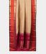 Beige Handwoven Kanjivaram Silk Saree T2181402
