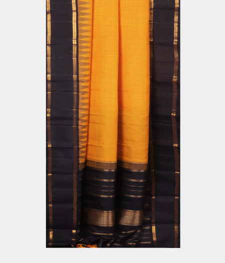 Yellow Handwoven Kanjivaram Silk Saree T2246112