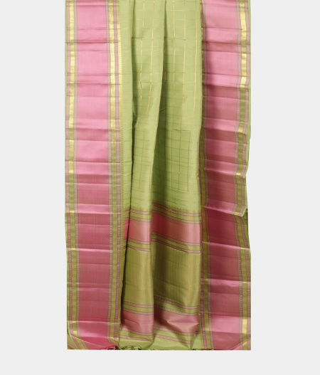 Green Handwoven Kanjivaram Silk Saree T2260232