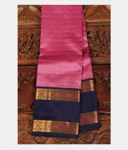 Pink Handwoven Kanjivaram Silk Saree T223371-image