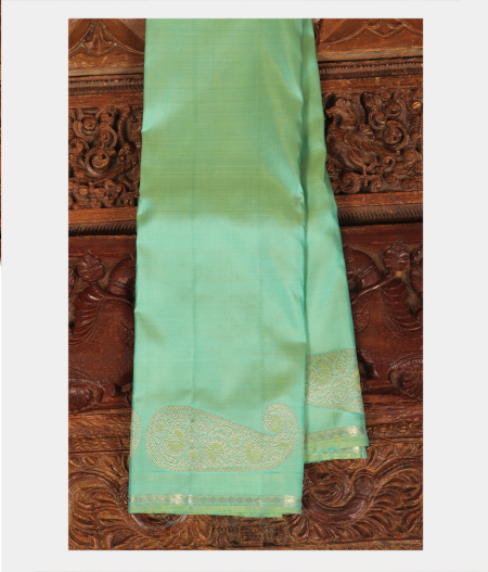 Green Handwoven Kanjivaram Silk Saree T226297-image