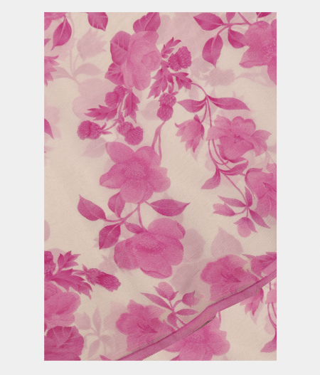 Light Pink Chiffon Printed Silk SareeT221795-image