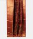 Maroon Kora Organza Printed Saree T2258372