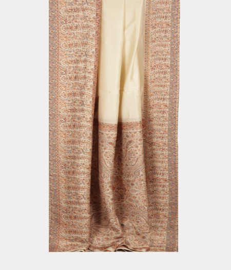 Off-White Cashmere Kani Silk Saree T2267402