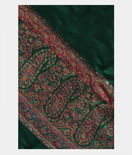 Green Cashmere Kani Silk Saree T226739-image