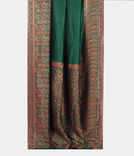 Green Cashmere Kani Silk Saree T2267392