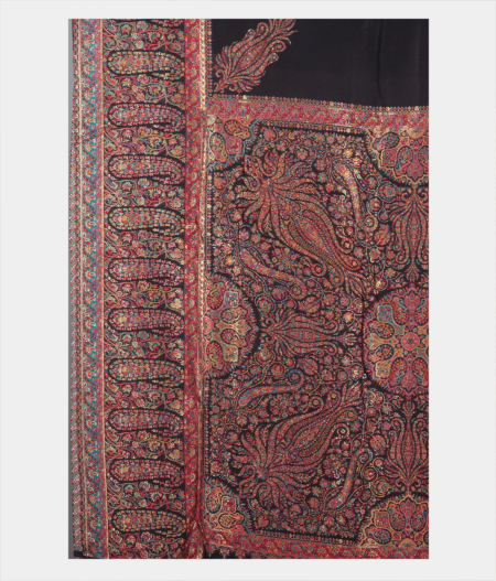 Black Cashmere Kani Silk Saree T2267374