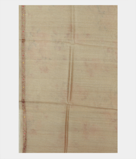 Green Tussar Printed Saree T2197353