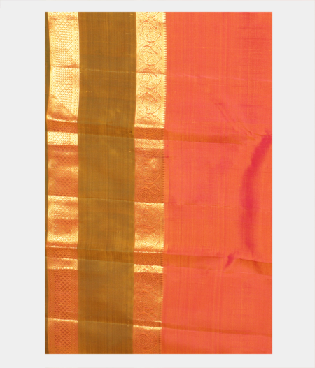 Yellow Handwoven Kanjivaram Silk Saree T2251303