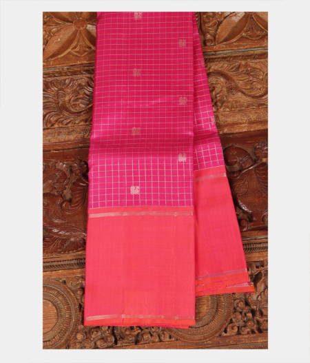 Pink Handwoven Kanjivaram Silk Saree T224172-image