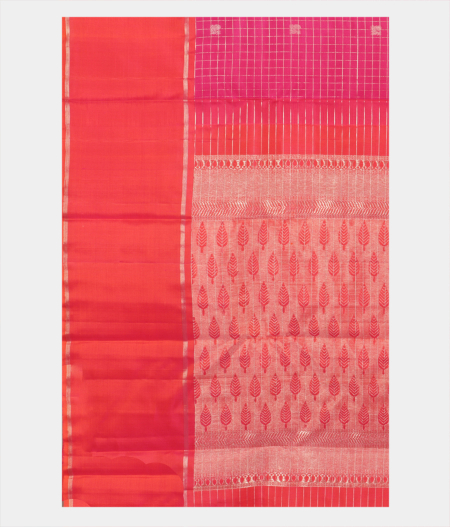 Pink Handwoven Kanjivaram Silk Saree T2241724