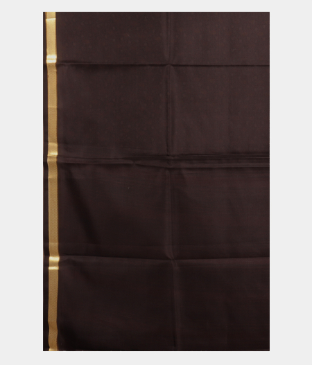 Brown Printed Silk Saree T162622-13