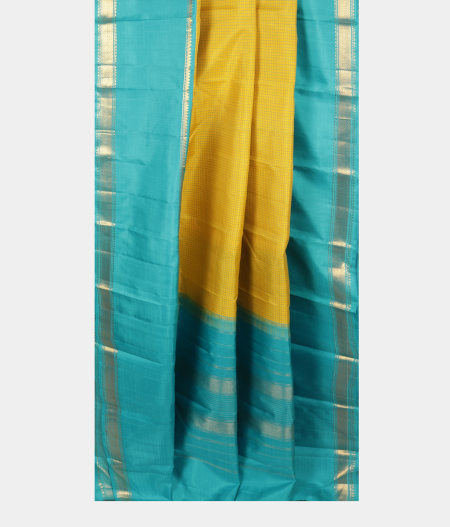 Yellow Handwoven Kanjivaram Silk Saree T2245242