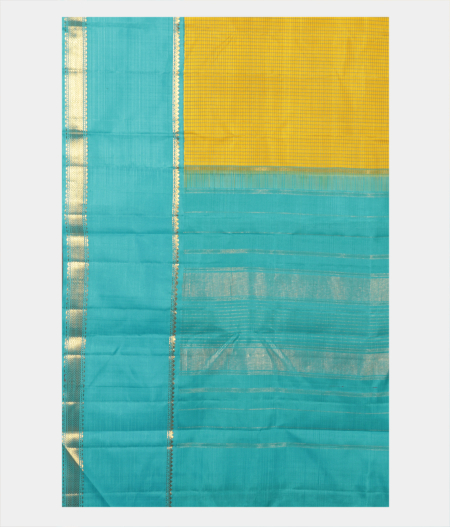 Yellow Handwoven Kanjivaram Silk Saree T2245244