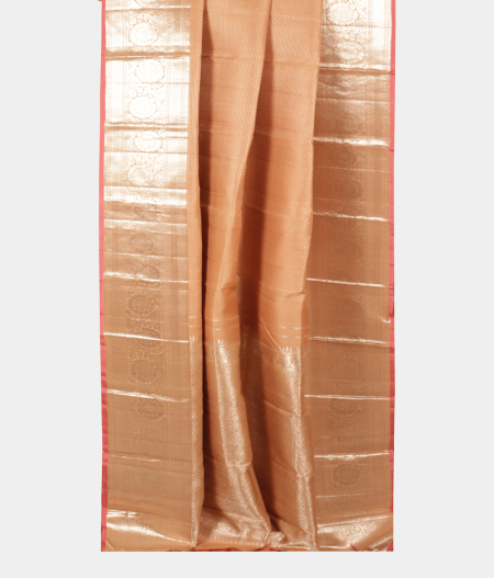 Beige Handwoven Kanjivaram Silk Saree T2250612