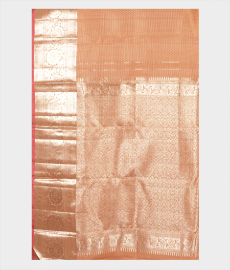 Beige Handwoven Kanjivaram Silk Saree T2250614