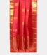 Orangish Pink Handwoven Kanjivaram Silk Saree T2250812