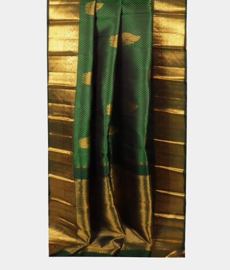 Green Handwoven Kanjivaram Silk Saree T2181222