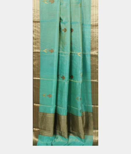 Light Blue Banaras Tissue Silk Saree T2192312